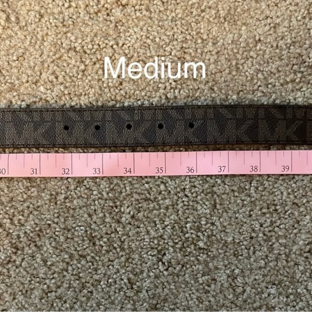 Michael Kors Reversible Leather Gold & Brown Belt. NWT